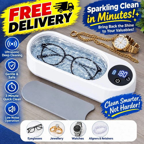 Portable jewelry cleaning box - jewelry,