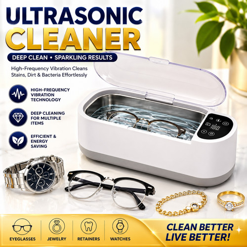 Ultrasonic glasses cleaner - ultrasonic,