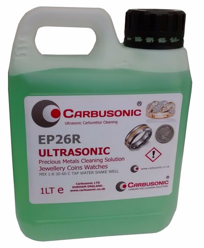Ultrasonic cleaning solution